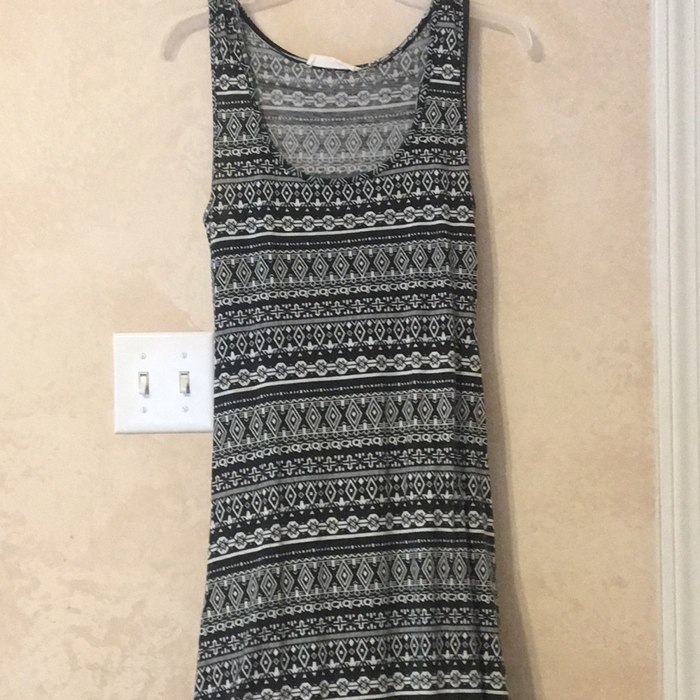 Razor back maxi dress